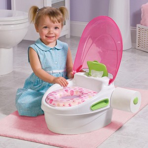 3 Stage Reward Potty Trainer & Step Stool by Summer Infant in Pink