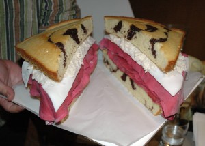 Reuben Sandwich Cake